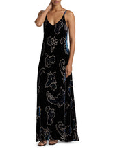 Load image into Gallery viewer, Johnny Was Kanako Burnout Velvet Maxi Dress