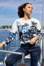 Load image into Gallery viewer, Monari 409354 Sweatshirt with “English Garden