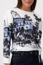 Load image into Gallery viewer, Monari 409354 Sweatshirt with “English Garden