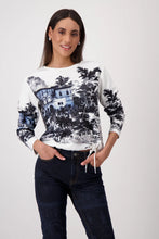 Load image into Gallery viewer, Monari 409354 Sweatshirt with “English Garden