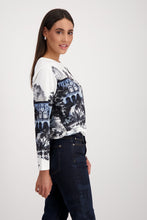 Load image into Gallery viewer, Monari 409354 Sweatshirt with “English Garden