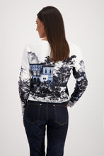 Load image into Gallery viewer, Monari 409354 Sweatshirt with “English Garden
