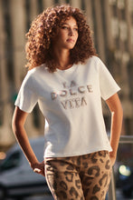 Load image into Gallery viewer, Monari T-shirt with decorative lettering