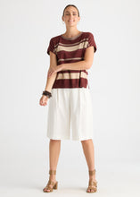 Load image into Gallery viewer, Zaket & Plover ZP8806 Zig Detail Top SANGRIA