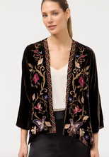 Load image into Gallery viewer, JOHNNY WAS VELVET BOLERO Carmina