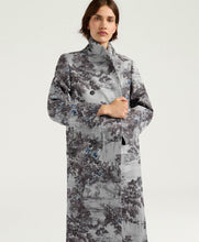 Load image into Gallery viewer, LEMONADE COAT IN PRINTED BONDED MELTON - SILVER MULTICOLOR