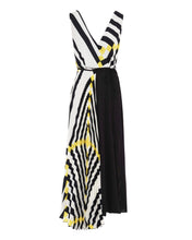 Load image into Gallery viewer, Beatrice B Pleated Dress with Geometric Print