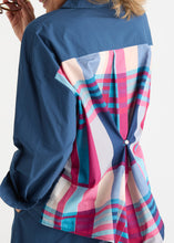 Load image into Gallery viewer, Zaket & Plover ZP8848 Checked Back Shirt OCEAN