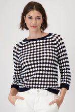 Load image into Gallery viewer, Monari  409227 Striped Ajour Jumper