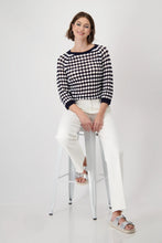 Load image into Gallery viewer, Monari  409227 Striped Ajour Jumper