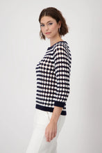 Load image into Gallery viewer, Monari  409227 Striped Ajour Jumper