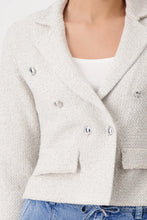 Load image into Gallery viewer, MONARI | JACKET TWEED KNIT BLAZER - WARM SAND 409479