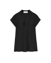 Load image into Gallery viewer, SLEEVELESS SHIRT WITH DRAPED DETAIL