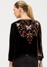 Load image into Gallery viewer, JOHNNY WAS VELVET BOLERO Carmina