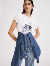 Load image into Gallery viewer, marella Print and sequin-adorned T-shirt