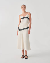 Load image into Gallery viewer, LONG SKIRT WITH LACE DETAIL