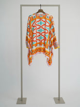Load image into Gallery viewer, Herzens Angelegenheit Blouse poncho curry 6172