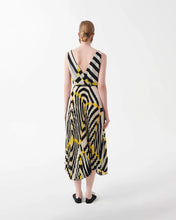 Load image into Gallery viewer, Beatrice B Pleated Dress with Geometric Print