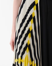 Load image into Gallery viewer, Beatrice B Pleated Dress with Geometric Print