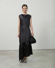 Load image into Gallery viewer, Beatrice B DRESS WITH LACE RUFFLE TRIM