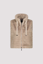 Load image into Gallery viewer, Monari Striped fur vest