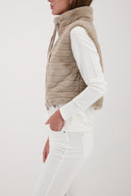 Load image into Gallery viewer, Monari Striped fur vest