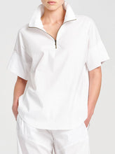 Load image into Gallery viewer, F65 8572 HALF ZIP SHIRT White