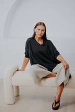 Load image into Gallery viewer, BL6221 Oversize V-Neck Swing Top