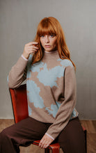 Load image into Gallery viewer, Bridge & Lord Flower Silhouette Jacquard Pullover BL6624