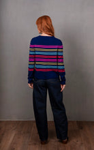 Load image into Gallery viewer, BL6627 Lucia Multi Stripe Cropped Cardigan