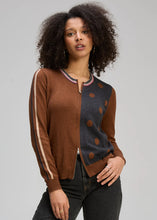 Load image into Gallery viewer, Stripe Spot Zip up ZP8135