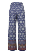 Load image into Gallery viewer, 261773/ 039 Jacquard Pants,Mediterranean Pattern