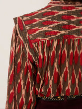 Load image into Gallery viewer, Etta Blouse - Bonfire Volcano