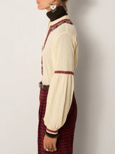 Load image into Gallery viewer, Bruna Blouse - Vineyard Bordeaux