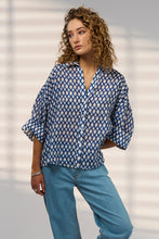 Load image into Gallery viewer, Madly Sweetly Double Up Shirt Blue Multi