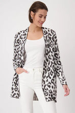 Load image into Gallery viewer, Monari Knitted Open Cardigan | Leopard Print | 409280