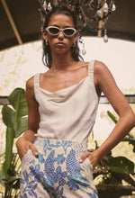 Load image into Gallery viewer, Delray Reversible Cupro Cami in Ivory