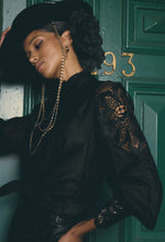 Load image into Gallery viewer, Sevilla Cotton Silk Shirt in Onyx