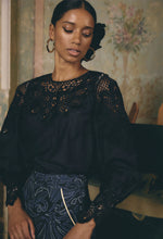 Load image into Gallery viewer, Mirador Cotton Silk Blouse in Night Sky