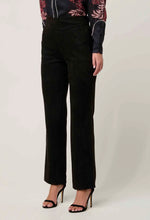 Load image into Gallery viewer, Scarlett Faux Suede Pant in Onyx
