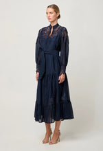 Load image into Gallery viewer, Mirador Cotton Silk Maxi Dress in Night Sky