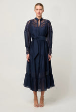 Load image into Gallery viewer, Mirador Cotton Silk Maxi Dress in Night Sky