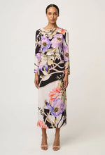 Load image into Gallery viewer, Jayden Cupro Viscose Stretch Dress in Tangled Blossom