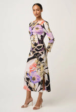 Load image into Gallery viewer, Jayden Cupro Viscose Stretch Dress in Tangled Blossom