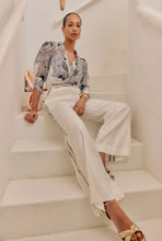 Load image into Gallery viewer, LEILA SILK COTTON PLACEMENT SHIRT