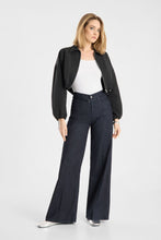Load image into Gallery viewer, Sventy Belt Dark Blue Denim Pin Strip