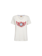 Load image into Gallery viewer, MOS MOSH ECRU ROMI GETHI O-SS GLAM TEE