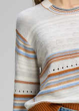 Load image into Gallery viewer, zaket and plover Stripe Pop Jumper Mercury