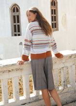 Load image into Gallery viewer, zaket and plover Stripe Pop Jumper Mercury