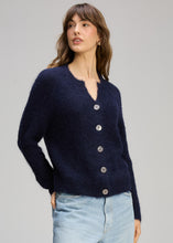 Load image into Gallery viewer, zaket and plover Alpaca Cardi Midnight